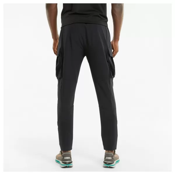  Мъжки спортен панталон PUMA RUN WOVEN CARGO PANT M 520864-01 ПУМА ЧЕРНА 