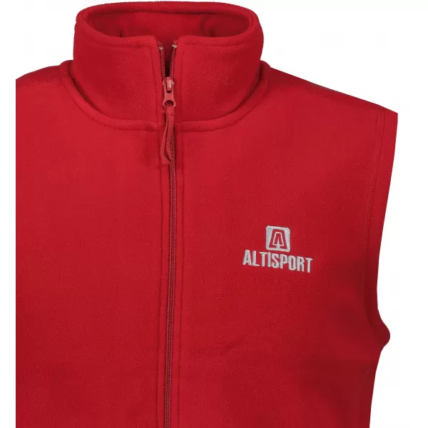  Мъжка поларена жилетка ALTISPORT ALM006518 БОРДО 