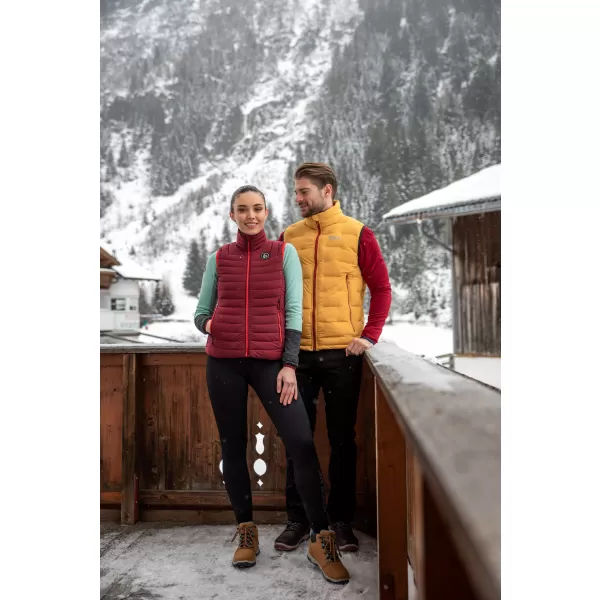  Зимна жилетка NORDBLANC TRAMMEL NBWJL7547 БУРГУНДИЯ 