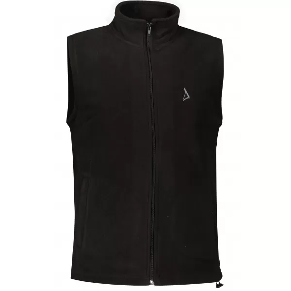  Мъжка поларена жилетка ALTISPORT ALM002518 ЧЕРЕН 