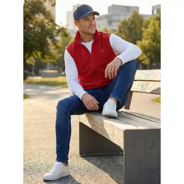  Мъжка поларена жилетка ALTISPORT ALM002518 БОРДО 
