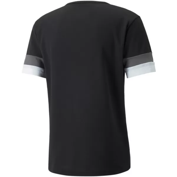  Мъжка функционална тениска PUMA TEAMRISE JERSEY 704932-03 ПУМА ЧЕРНО/ПУШЕНА ПЕРЛА/ПУМА БЯЛО 