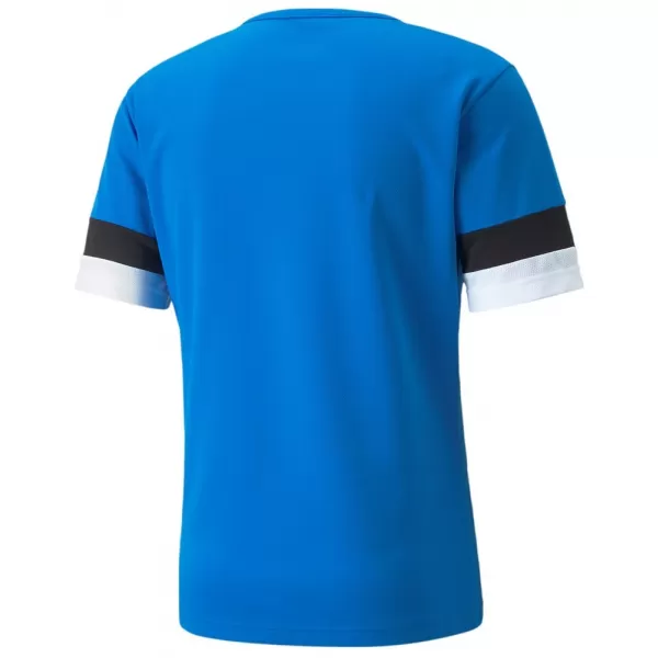  Мъжка функционална тениска PUMA TEAMRISE JERSEY 704932-02 ELECTRIC BLUE LEMONADE/ ЕЛЕКТРИКОВО СИНЯ ЛИМОНАДА/ПУМА ЧЕРНО/ПУМА БЯЛО 
