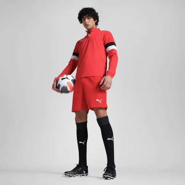  Мъжки шорти PUMA TEAMRISE SHORT 704942-01 ПУМА ЧЕРВЕНО/ПУМА БЯЛО 