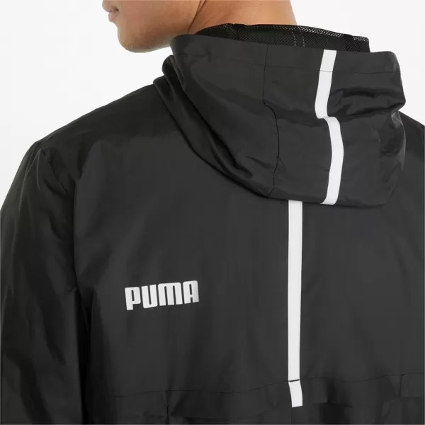  Мъжко яке PUMA ESS SOLID WINDBREAKER 847484-01 BLACK ПУМА ЧЕРНА 
