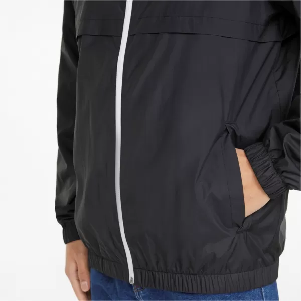  Мъжко яке PUMA ESS SOLID WINDBREAKER 847484-01 BLACK ПУМА ЧЕРНА 