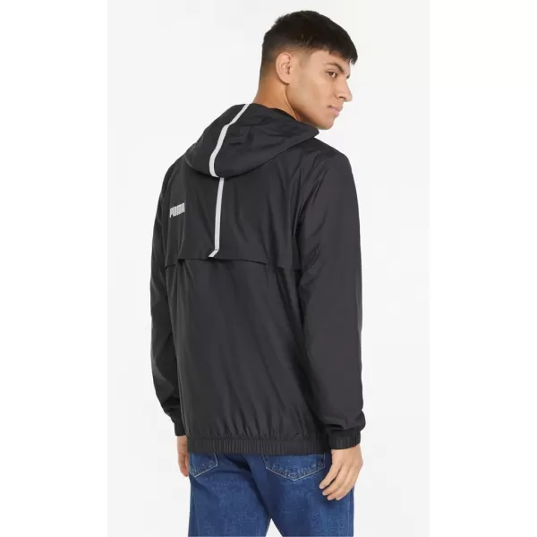  Мъжко яке PUMA ESS SOLID WINDBREAKER 847484-01 BLACK ПУМА ЧЕРНА 