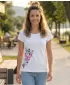 Dámské triko ALTISPORT CARRYOVER ALW137122 BÍLÁ