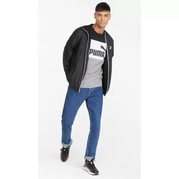  Мъжко яке PUMA ESS SOLID WINDBREAKER 847484-01 BLACK ПУМА ЧЕРНА 