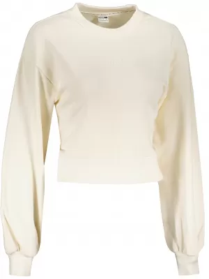 Дамски съкратен суичър PUMA CLASSICS PUFF SLEEVE CREW 531616-73 БЛЯСЪК В ЦВЯТ СЛОНОВА КОСТ