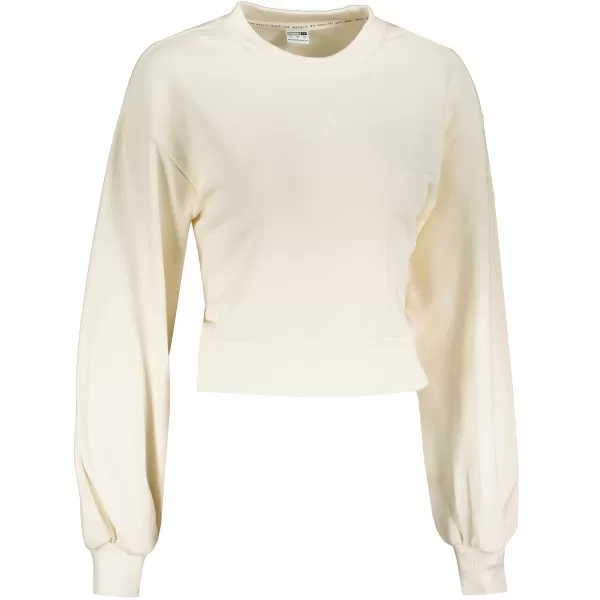  Дамски съкратен суичър PUMA CLASSICS PUFF SLEEVE CREW 531616-73 БЛЯСЪК В ЦВЯТ СЛОНОВА КОСТ 
