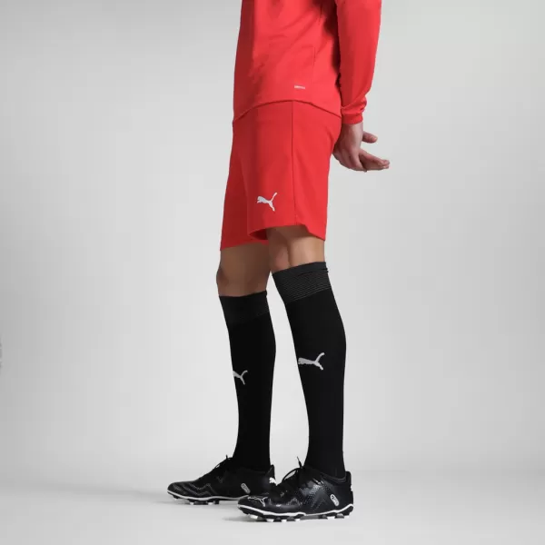  Мъжки шорти PUMA TEAMRISE SHORT 704942-01 ПУМА ЧЕРВЕНО/ПУМА БЯЛО 