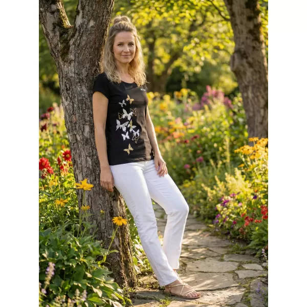  Dámské triko ALTISPORT CARRYOVER ALW134122 ČERNOZLATÁ 