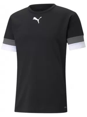 Мъжка функционална тениска PUMA TEAMRISE JERSEY 704932-03 ПУМА ЧЕРНО/ПУШЕНА ПЕРЛА/ПУМА БЯЛО