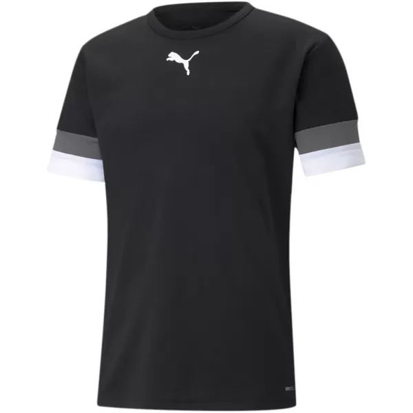  Мъжка функционална тениска PUMA TEAMRISE JERSEY 704932-03 ПУМА ЧЕРНО/ПУШЕНА ПЕРЛА/ПУМА БЯЛО 