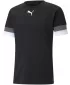 Мъжка функционална тениска PUMA TEAMRISE JERSEY 704932-03 ПУМА ЧЕРНО/ПУШЕНА ПЕРЛА/ПУМА БЯЛО