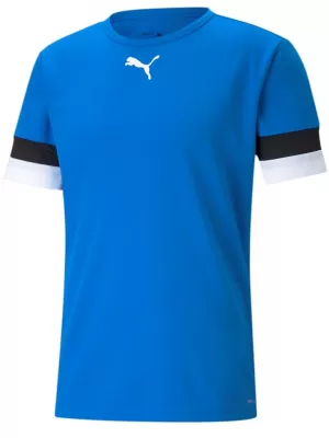 Мъжка функционална тениска PUMA TEAMRISE JERSEY 704932-02 ELECTRIC BLUE LEMONADE/ ЕЛЕКТРИКОВО СИНЯ ЛИМОНАДА/ПУМА ЧЕРНО/ПУМА БЯЛО