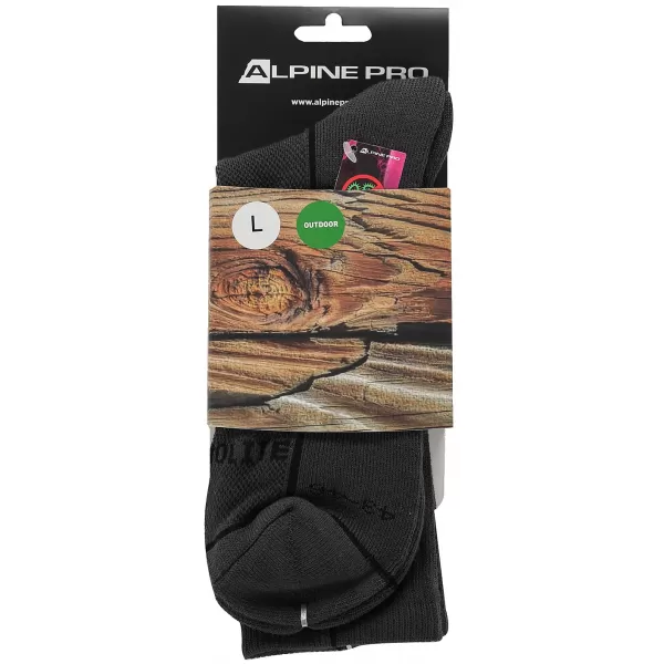  Чорапи ALPINE PRO BANFF 2 USCZ039 ТЪМНО СИВО 