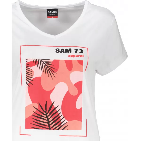  Дамска тениска с къс ръкав SAM 73 ILDA WT 855 БЯЛО 