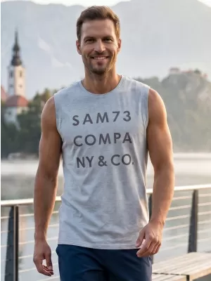 Мъжки потник SAM 73 EDGAR MT 787 СВЕТЛО СИВО