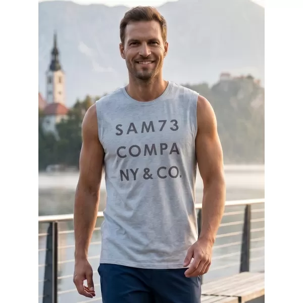  Мъжки потник SAM 73 EDGAR MT 787 СВЕТЛО СИВО 