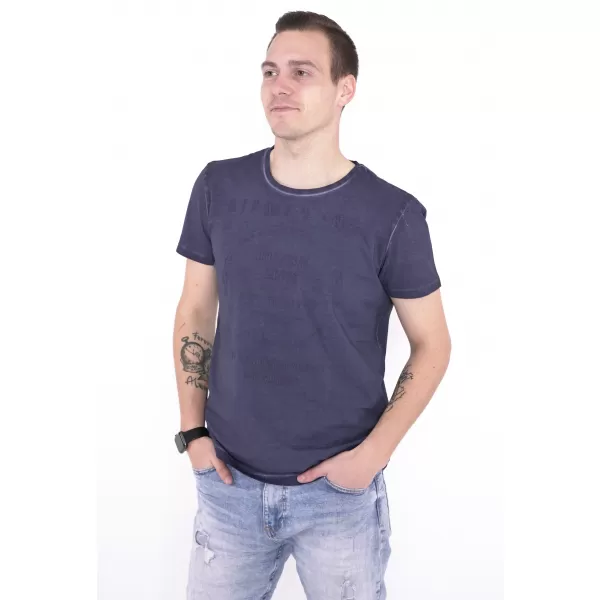 Мъжка тениска KIXMI NAVIN ТЪМНО СИНЬО 