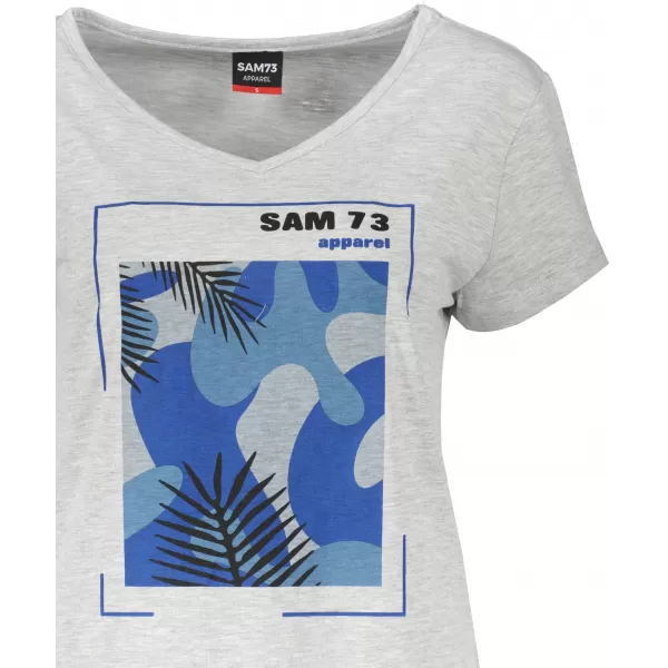  Дамска тениска с къс ръкав SAM 73 ILDA WT 855 СВЕТЛО СИВО 