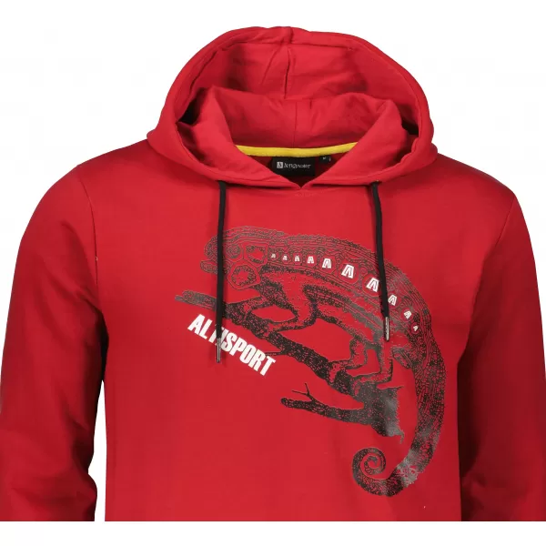  Мъжки суичър ALTISPORT ALM017AL304 ЧЕРВЕН 
