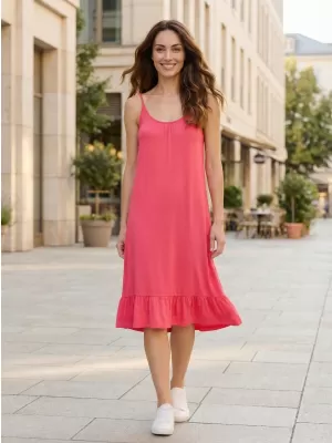 Рокля SAM 73 ALLA WZ 804 ЯРКО РОЗОВО
