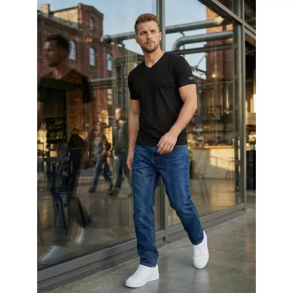  Мъжка тениска с къс ръкав SAM 73 LEONARD MT 793 ЧЕРЕН 