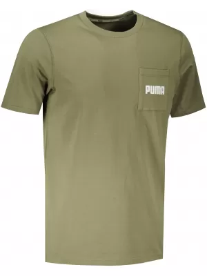 Мъжка тениска PUMA MODERN BASIC POCKET TEE ТЪМНОЗЕЛЕН МЪХ