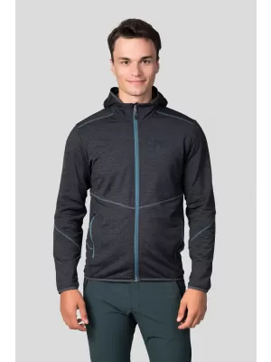 Мъжки суичър HANNAH DAMAR HOODY ТЪМНО СИВО МЕЛ