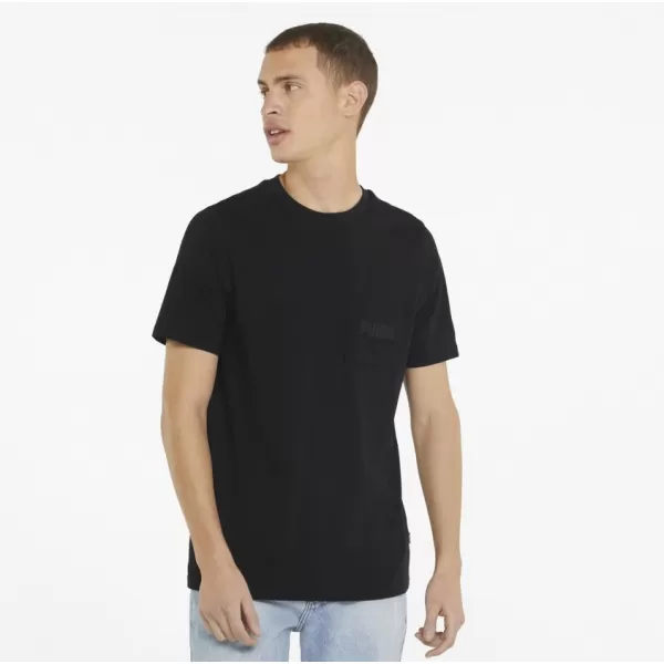  Мъжка тениска PUMA MODERN BASIC POCKET TEE ПУМА ЧЕРНА 