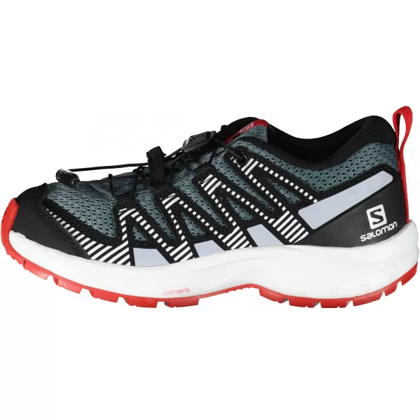  Детски обувки SALOMON XA PRO V8 J L41613700 СИВО/СИНЬО/ЧЕРВЕНО 