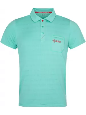 Мъжка тениска с яка KILPI GIVRY-M RM0304KI ТЮРКОАЗ