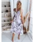 Рокля DSTREET CHANTELE EY1823z БЯЛ -ВИОЛЕТОВО