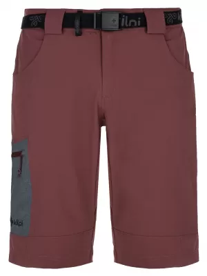 Мъжки шорти KILPI NAVIA-M RM0208KI ТЪМНО ЧЕРВЕНО