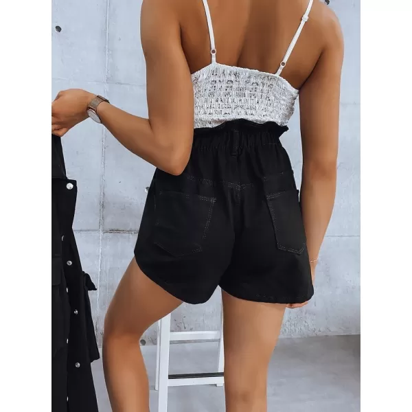  Дамски къси панталони DSTREET SY0227 ЧЕРНО 