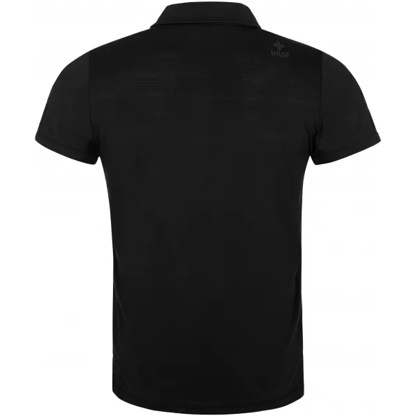  Мъжка тениска с яка KILPI GIVRY-M RM0304KI ЧЕРЕН 