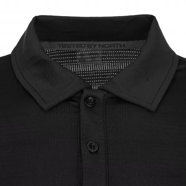  Мъжка тениска с яка KILPI GIVRY-M RM0304KI ЧЕРЕН 