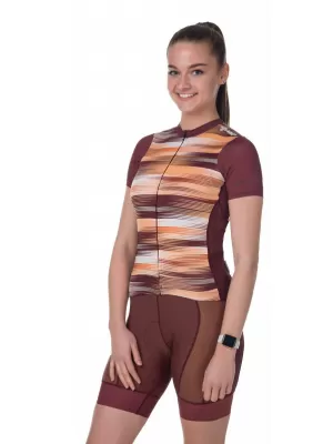 Дамска екипировка за колоездене KILPI MOATE-W RL0325KI ТЪМНО ЧЕРВЕНО
