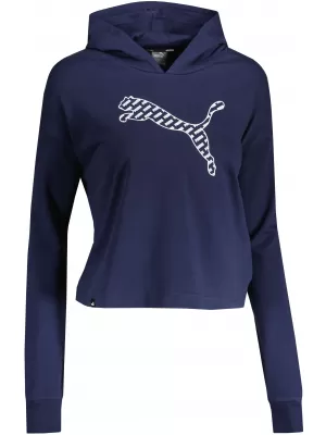 Дамски суичър PUMA POWER SUMMER GRAPHIC HOODIE TR 848402-06 СИНЬО