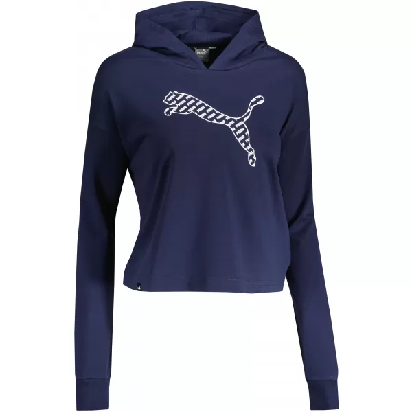  Дамски суичър PUMA POWER SUMMER GRAPHIC HOODIE TR 848402-06 СИНЬО 