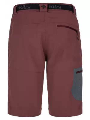 Мъжки шорти KILPI NAVIA-M RM0208KI ТЪМНО ЧЕРВЕНО