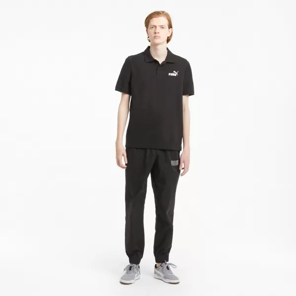  Мъжка тениска с яка PUMA ESS PIQUE POLO 586674-01 ЧЕРЕН 