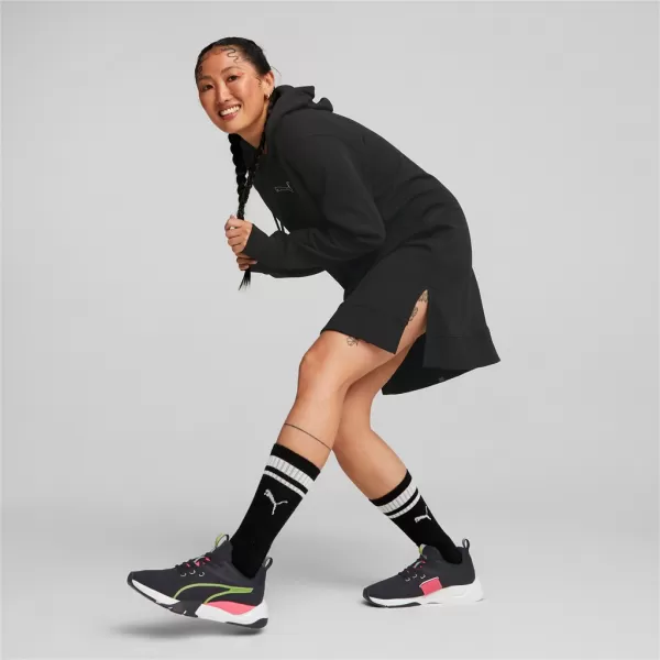  Дамски суичър PUMA HER HOODED DRESS 670817-01 ЧЕРЕН 