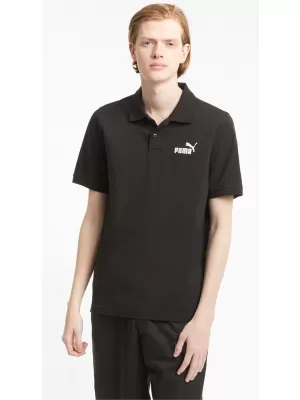 Мъжка тениска с яка PUMA ESS PIQUE POLO 586674-01 ЧЕРЕН