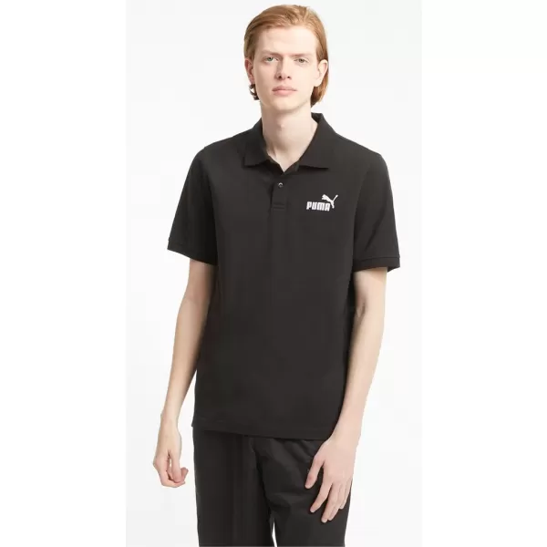  Мъжка тениска с яка PUMA ESS PIQUE POLO 586674-01 ЧЕРЕН 