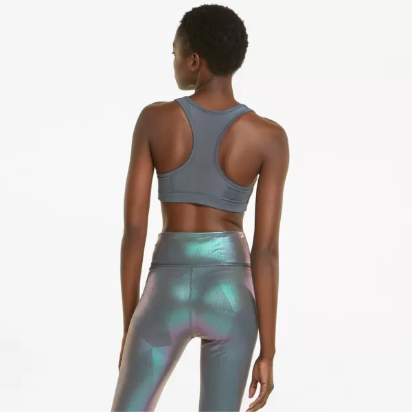  Дамски сутиен PUMA MID IMPACT 4KEEPS GRAPHIC BRA PM 520306-42 СИВО 