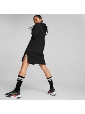 Дамски суичър PUMA HER HOODED DRESS 670817-01 ЧЕРЕН
